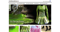 Desktop Screenshot of irishdancedress.ie